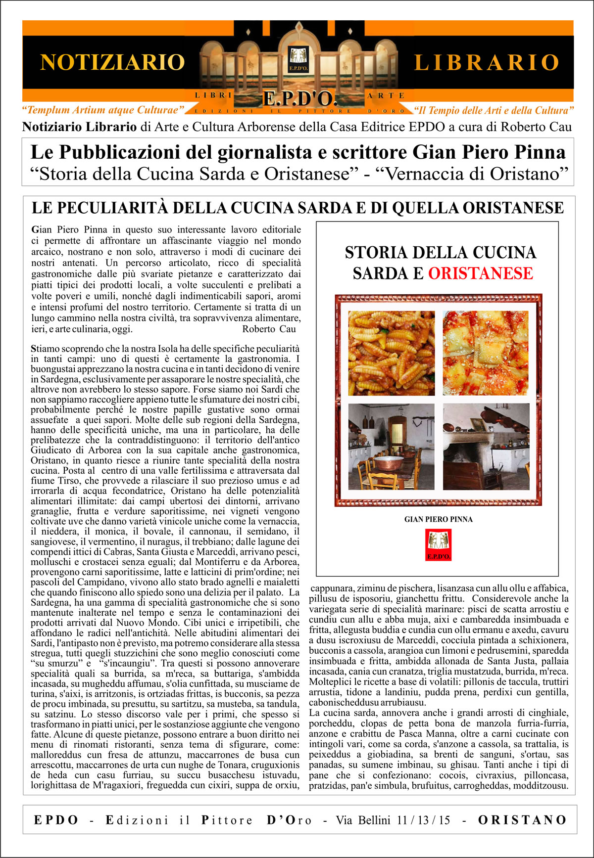 Notiziario Librairio EPDO - Gian Piero Pinna